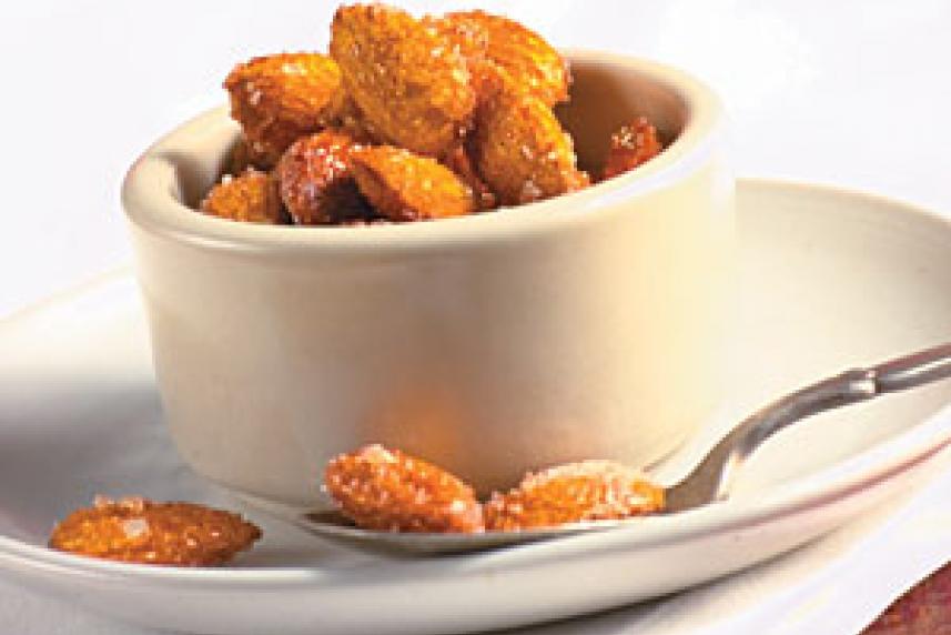 Spiced Honey Almonds