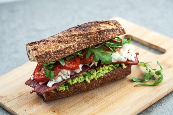 Breakfast BLT with Grilled Tomatoes